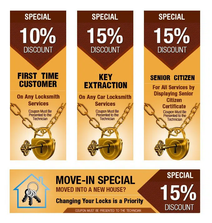 Super Locksmith Service Warren, MI 586-393-7438 - coupon1-set-four
